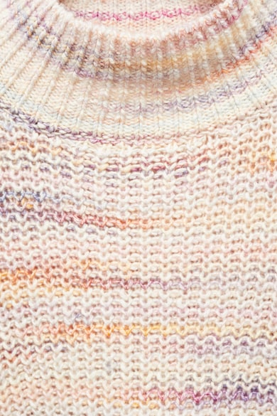 Mango Къс пуловер с вълна с рипсен подгъв Жени