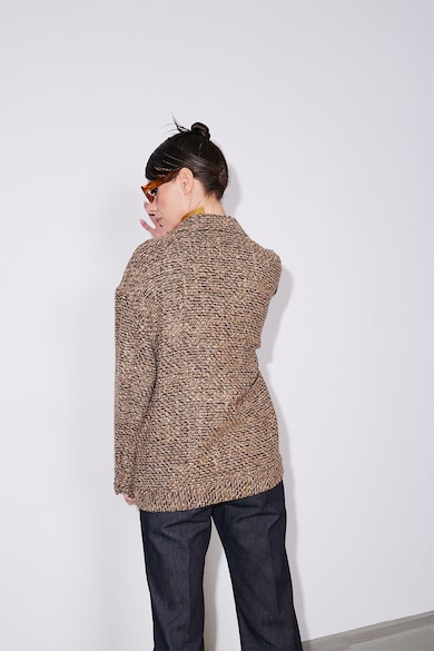 EMA\T Palton din amestec de lana cu guler clasic Femei