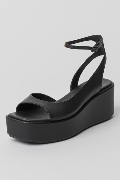 CALVIN KLEIN Sandale wedge din piele Femei