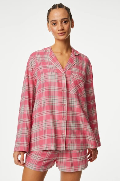 Marks & Spencer Пижамена блуза с каре Жени