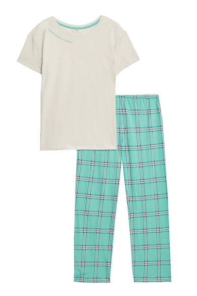 Marks & Spencer Дълга пижама с каре Жени