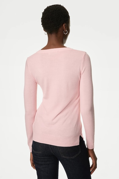 Marks & Spencer Фино плетен пуловер с овално деколте Жени
