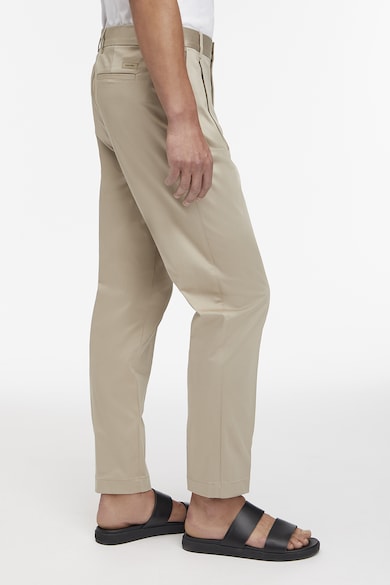 CALVIN KLEIN Középmagas derekú egyszínű nadrág férfi
