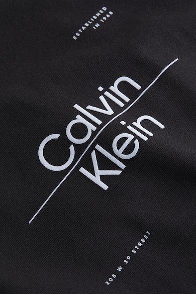 CALVIN KLEIN Блуза с овално деколте и лого Мъже