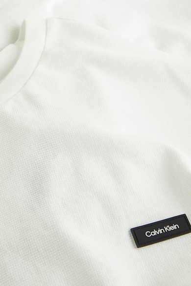 CALVIN KLEIN Тениска от органичен памук с пришито лого Мъже