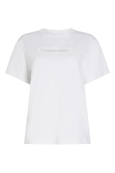 CALVIN KLEIN Organikuspamut póló logóval a mellrészén női