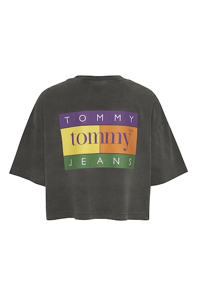 Tommy Jeans Tricou crop de bumbac organic Femei