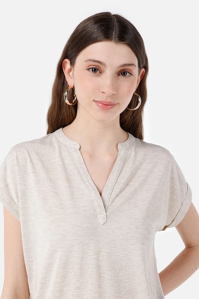 COLIN'S Egyszínű V-nyakú póló női