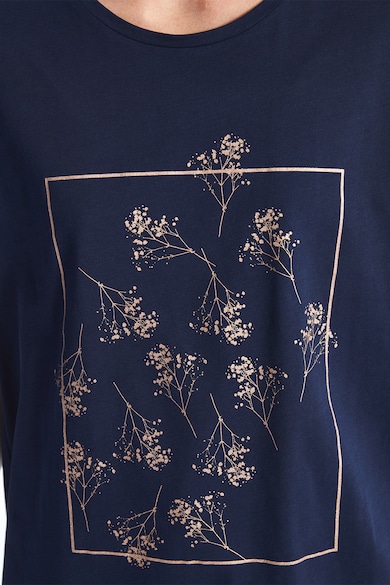 LC WAIKIKI Тениска с овално деколте и флорален принт Жени