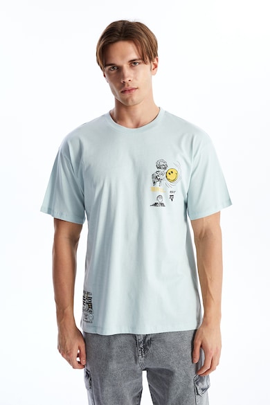 LC WAIKIKI Тениска с овално деколте и принт Мъже