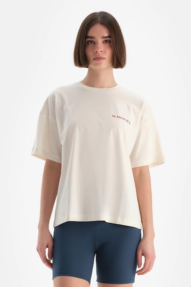 DAGI Памучна тениска с принт на гърба Жени