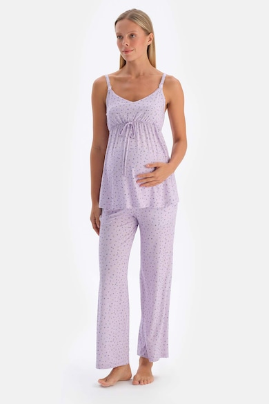 DAGI Top de pijama din amestec de modal pentru gravide Femei