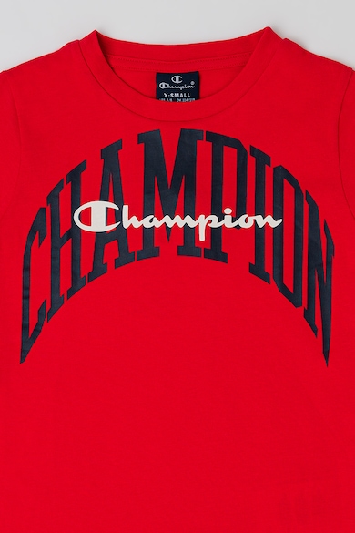 Champion Tricou de bumbac cu imprimeu logo Baieti