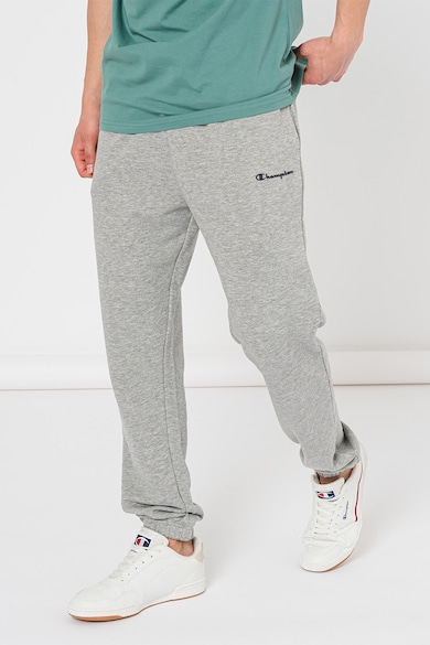 Champion Pantaloni de trening cu model uni si detaliu logo Barbati