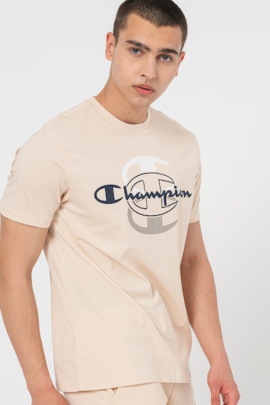 Champion Памучна тениска Triple с лого Мъже