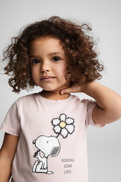 Mango Snoopy mintás póló Lány