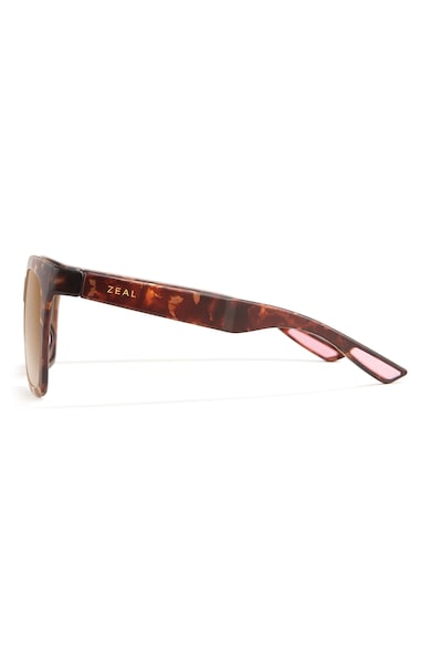 ZEAL Teknőcmintás szögletes polarizált napszemüveg női