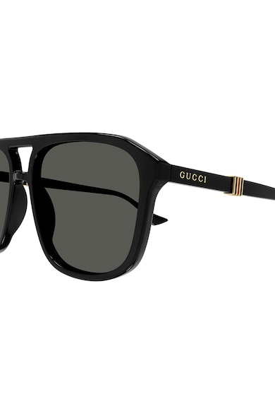 Gucci Квадратни слънчеви очила стил Aviator Мъже