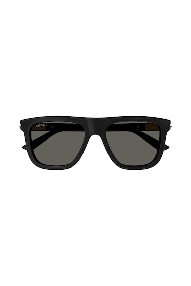 Gucci Szögletes napszemüveg logós részletekkel férfi