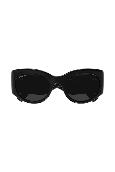 Gucci Овални слънчеви очила с лого Жени