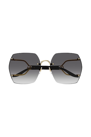 Gucci Ochelari de soare hexagonali supradimensionati cu lentile in degrade Femei