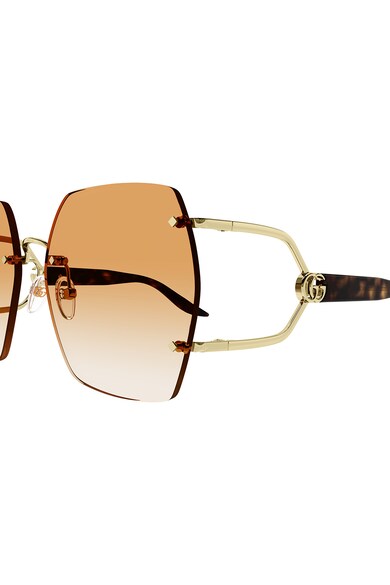 Gucci Уголемени шестоъгълни слънчеви очила с градиента Жени