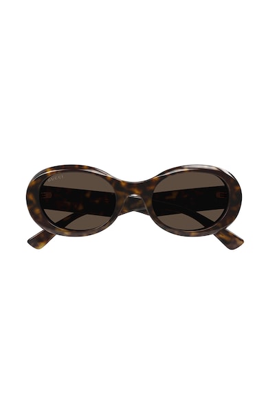 Gucci Овални слънчеви очила Жени