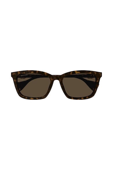 Gucci Слънчеви очила с рамка с животинска шарка Жени