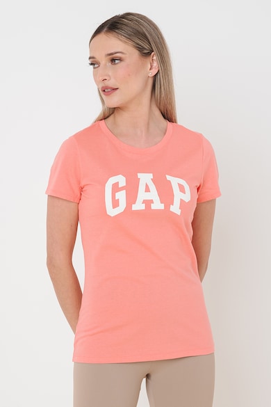 GAP Tricou de bumbac cu imprimeu logo Femei