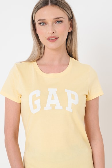 GAP Tricou din bumbac cu imprimeu logo Femei