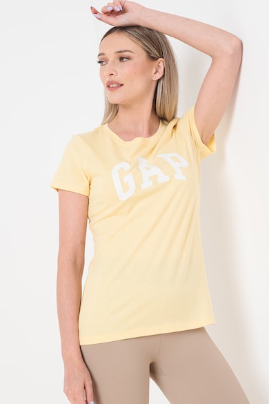 GAP Tricou din bumbac cu imprimeu logo Femei