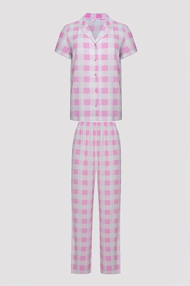 Penti Карирана пижама от вискоза Жени