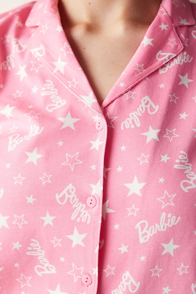 Penti Пижамена блуза с шарка на Barbie Жени