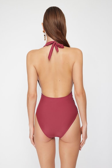 Trendyol Costum de baie intreg cu model uni Femei