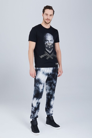 Jeremy Meeks Kerek nyakú organikuspamut póló Jeremy Meeks mintával férfi