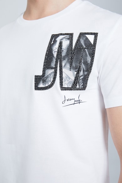 Jeremy Meeks Тениска от органичен памук с лого Мъже