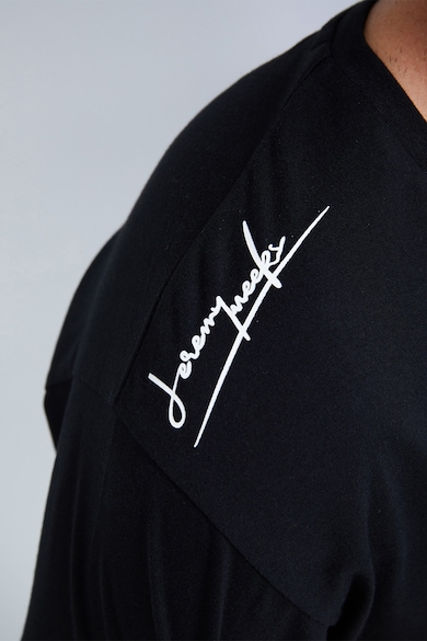 Jeremy Meeks Тениска с фотопринт и илици Мъже