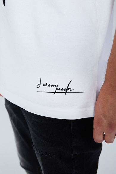 Jeremy Meeks Ejtett ujjú organikuspamut póló férfi