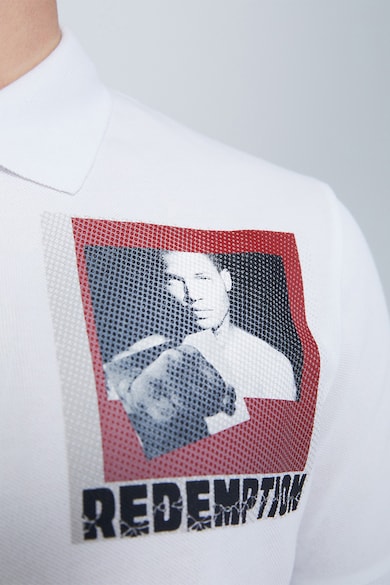 Jeremy Meeks Organikuspamut galléros póló férfi