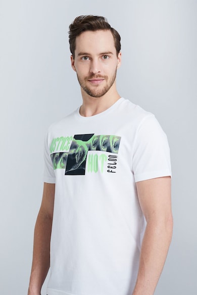Jeremy Meeks Тениска от органичен памук с принт Мъже