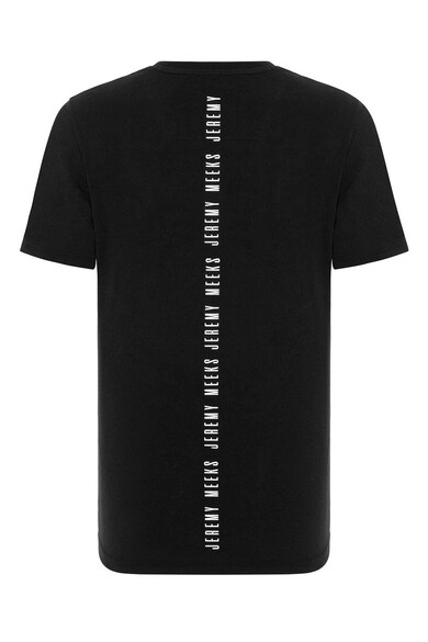 Jeremy Meeks Organikuspamut póló mintával férfi