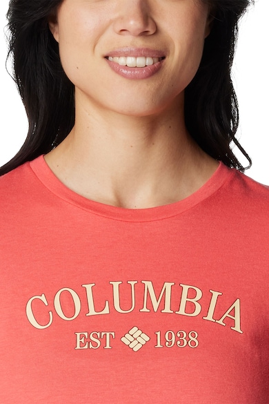 Columbia Tricou cu logo, din amestec de bumbac, pentru trekking Femei