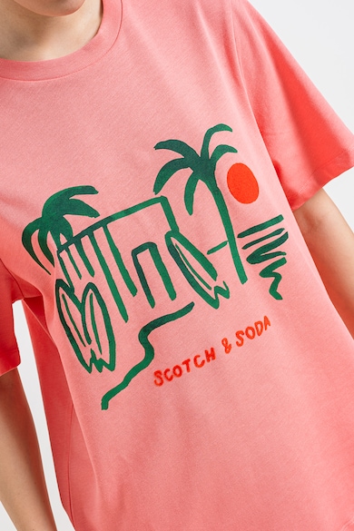 Scotch & Soda Тениска от органичен памук с принт Жени