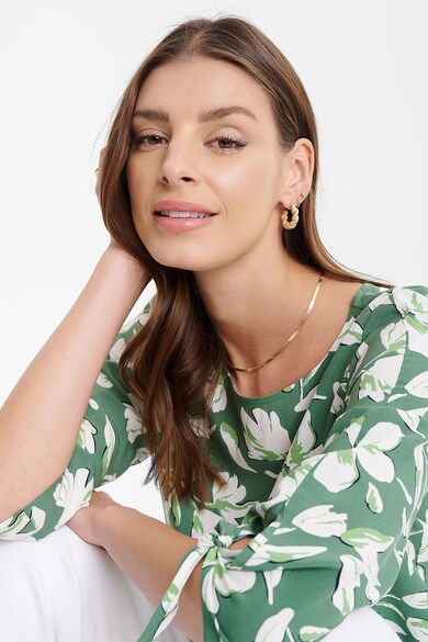 GreenPoint Ефирна блуза с флорален десен Жени