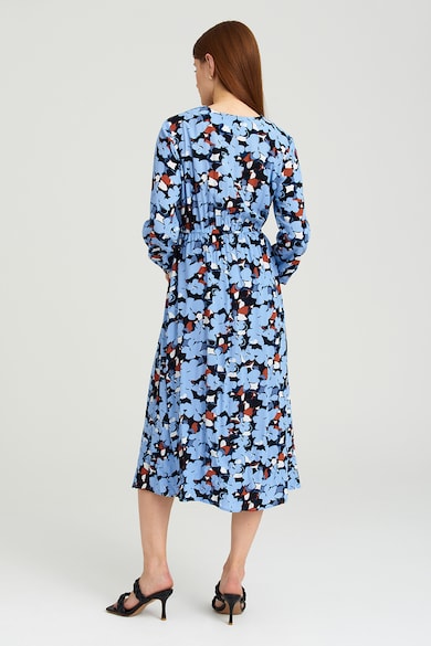 GreenPoint Флорална рокля със застъпено деколте Жени