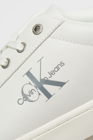 CALVIN KLEIN JEANS Кожени спортни обувки с лого Мъже