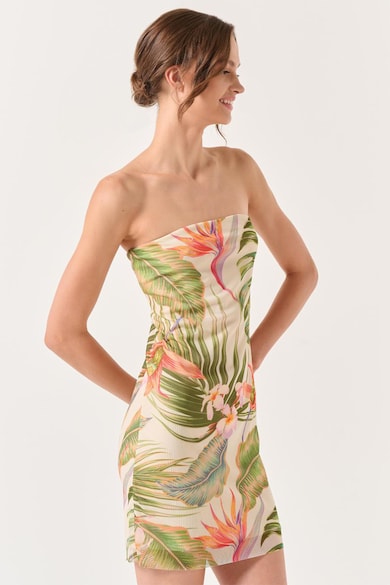 JIMMY KEY Къса рокля с тропическа щампа Жени