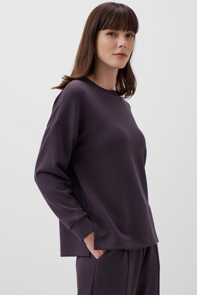 JIMMY KEY Modáltartalmú pulóver oldalhasítékokkal női