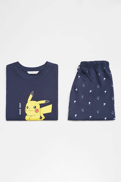 Mango Къса пижама Pikachu с принт Момчета