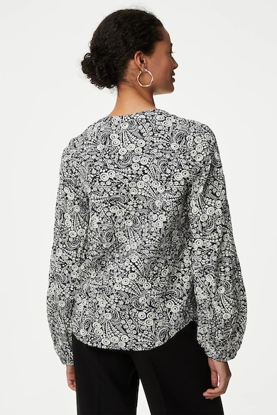 Marks & Spencer Свободнояадаща блуза с шпиц Жени